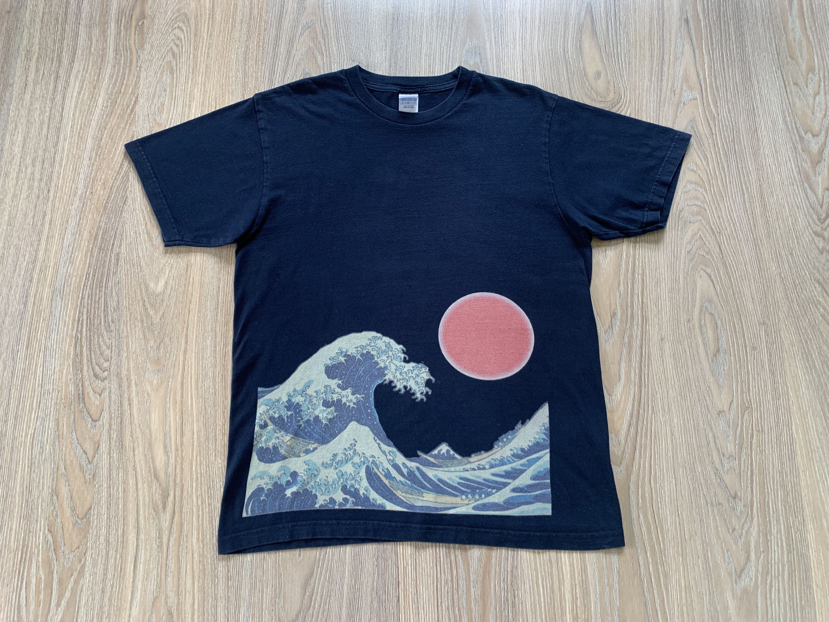 Japanese Brand × Vintage Rare Printstar The Japanese Pattern Kanagawa Wave T-Shirt Size US L / EU 52-54 / 3 - 2 Thumbnail