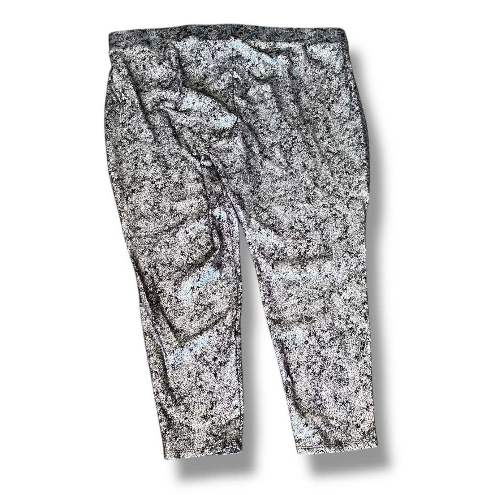 Other Torrid metallic foil crosshatch spandex premium leggings Size 42" / US 20 - 4 Thumbnail