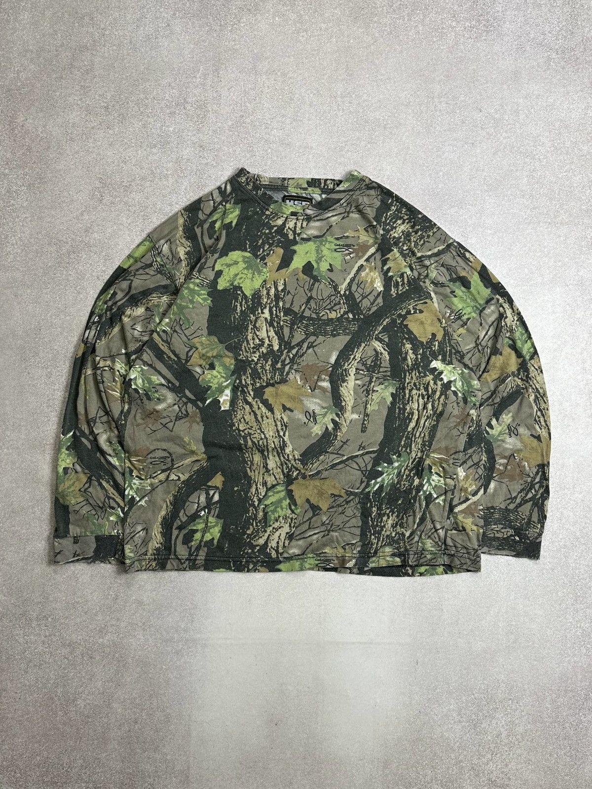Realtree Vintage Realtree 3D Camo Boxy Longsleeve Shirt XXl Size US XXL / EU 58 / 5 - 1 Thumbnail