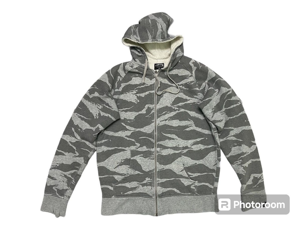 Stussy OG STYLE STUSSY TIGER STRIPES CAMO HOODIE ZIPPER Size US M / EU 48-50 / 2 - 1 Thumbnail