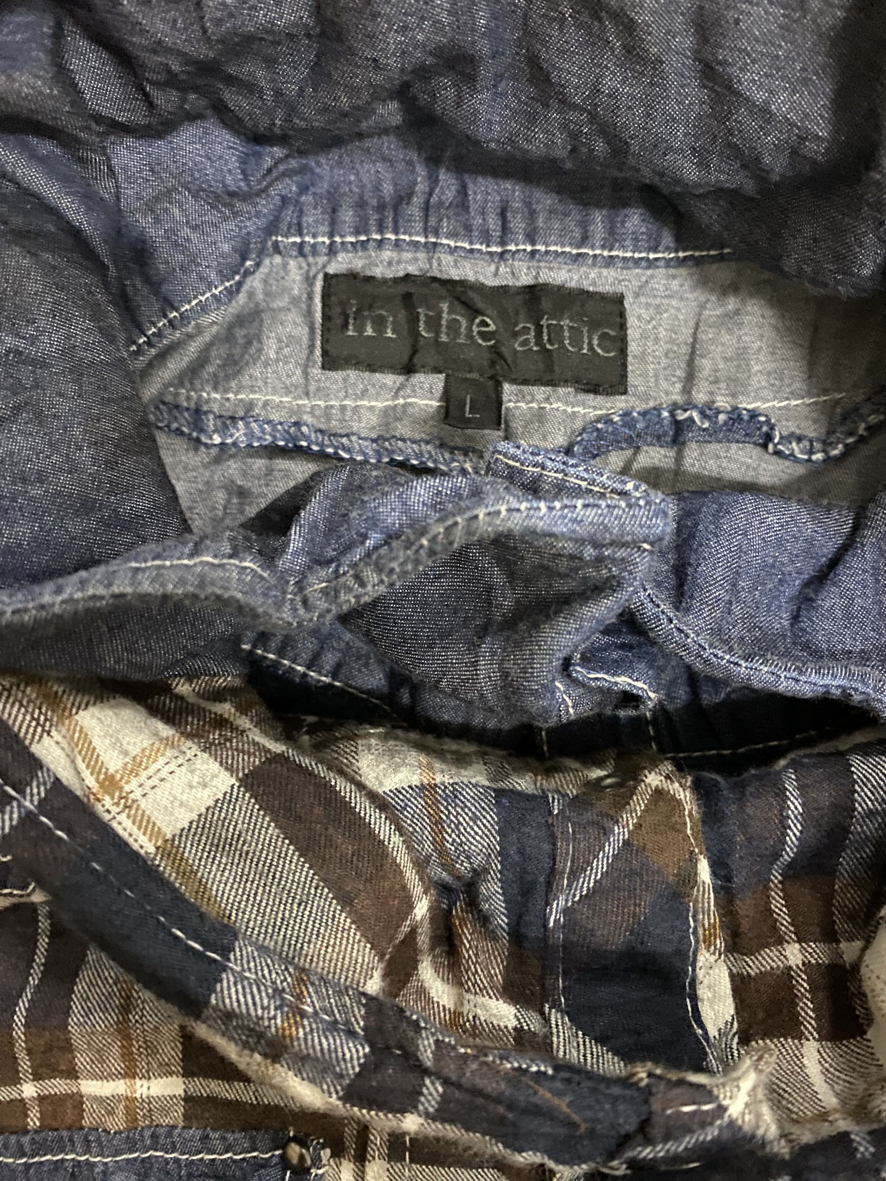 In The Attic In The Attic Double Collar Snap Button Shirt Size US L / EU 52-54 / 3 - 4 Thumbnail