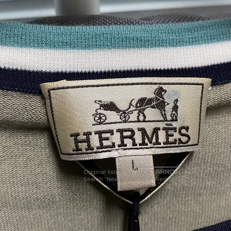 Hermes Hermes Knit Sweater - 23 Fall/Winter - Contrasting Ribbed Size US L / EU 52-54 / 3 - 4 Thumbnail