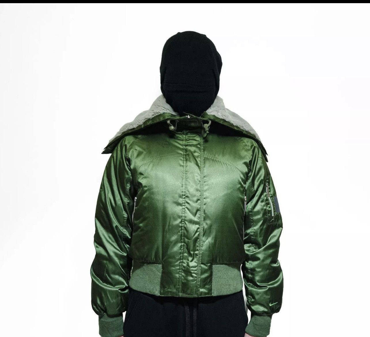 Nike Nike vintage hooded zip down bomber jacket 203101 techwear Size XL / US 12-14 / IT 48-50 - 23 Thumbnail