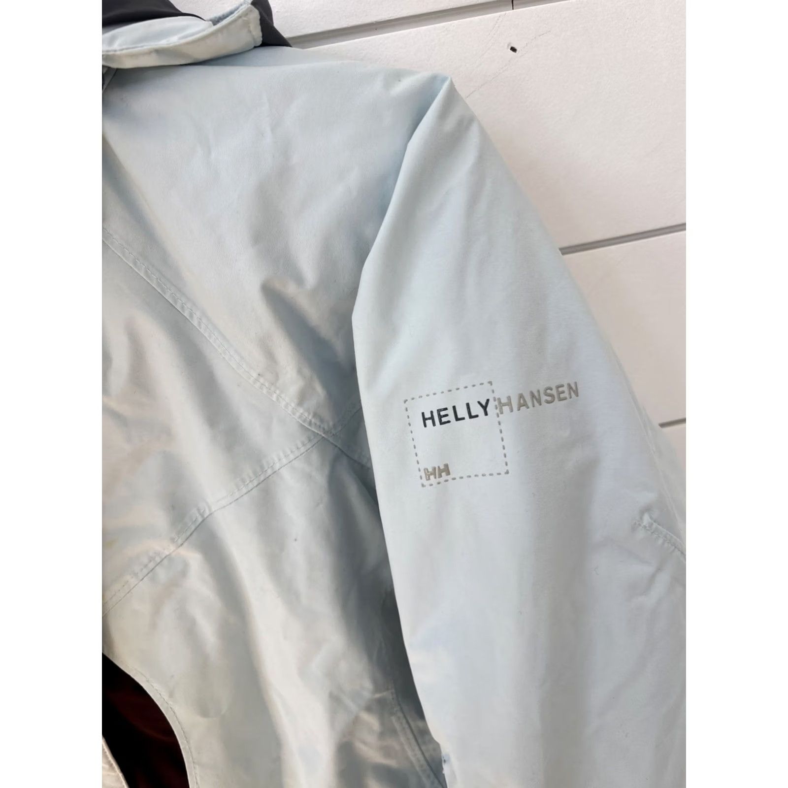 Helly Hansen VINTAGE Helly Hansen Perfect Balance Tech Ski Hooded Coat Jacket Womens Large Blue Brown Size L / US 10 / IT 46 - 3 Thumbnail