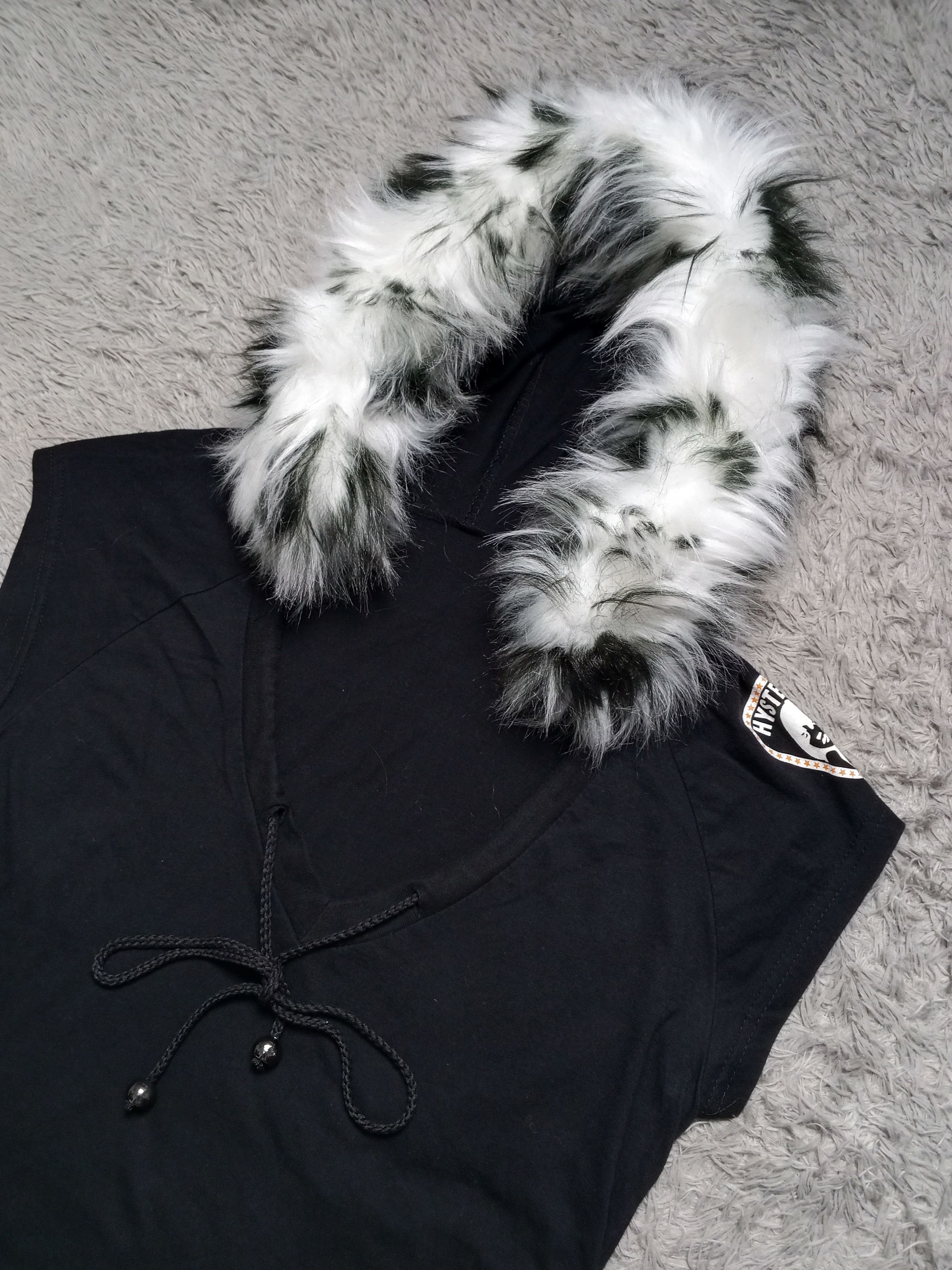 Japanese Brand Hysteric Glamour Faux Fur Hoodie Size US S / EU 44-46 / 1 - 2 Thumbnail