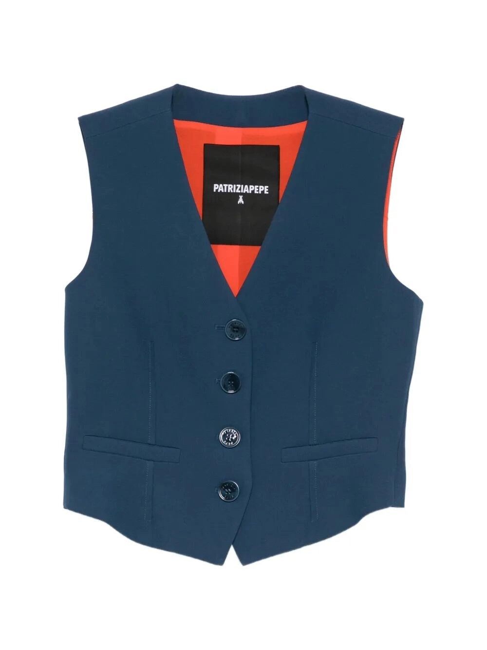Patrizia Pepe Twill Tailored Vest Size M / US 6-8 / IT 42-44 - 1 Thumbnail