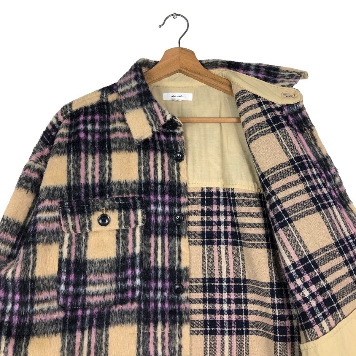 Flannel 🔥Vtg Flannel Shirt Jacket Oversized Niko and… Japan Tartan Size US M / EU 48-50 / 2 - 12 Thumbnail