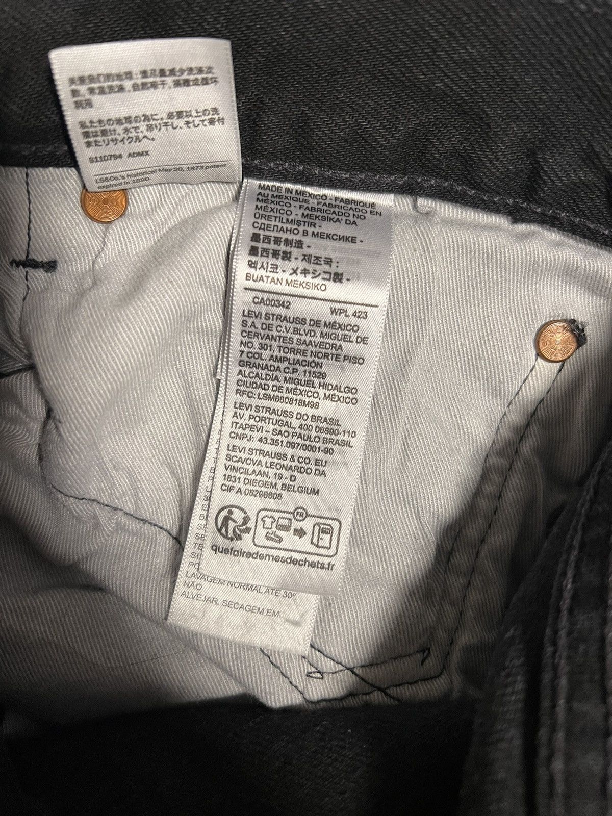 DENIM TEARS × Levi's Denim tears x Levi’s cotton wreath jean black Size US 30 / EU 46 - 5 Thumbnail