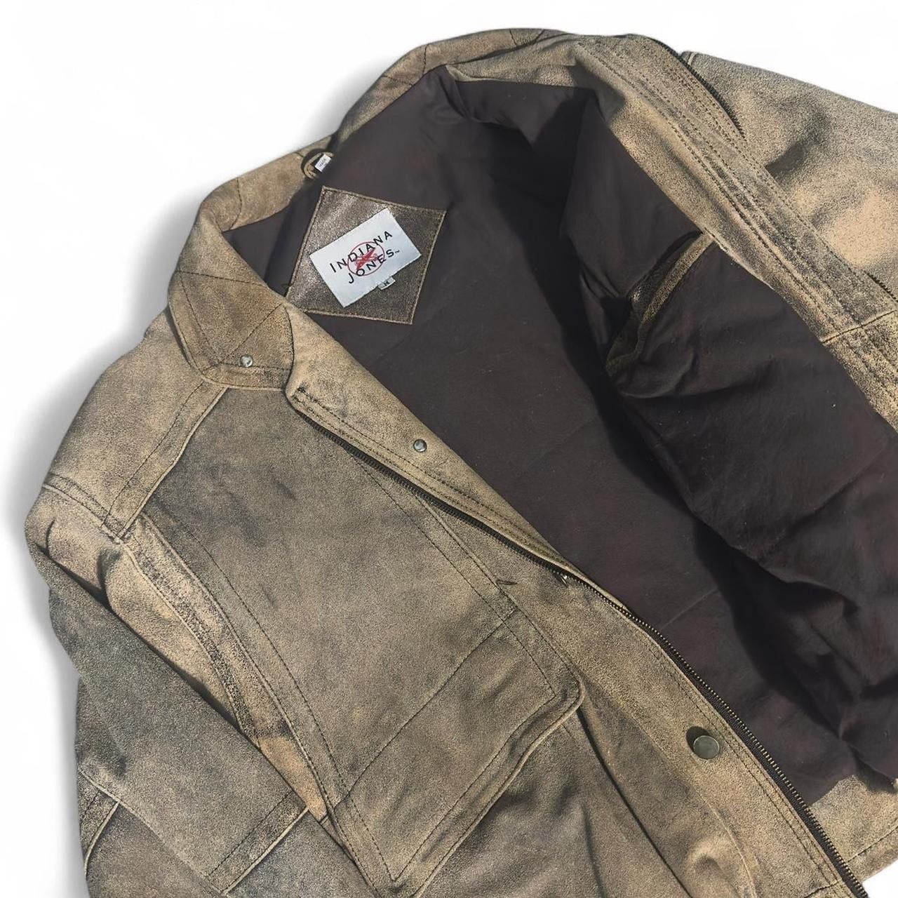 Genuine Leather × Vintage Vintage Authentic Indiana Jones Genuine Leather Movie Jacket Size US M / EU 48-50 / 2 - 5 Thumbnail
