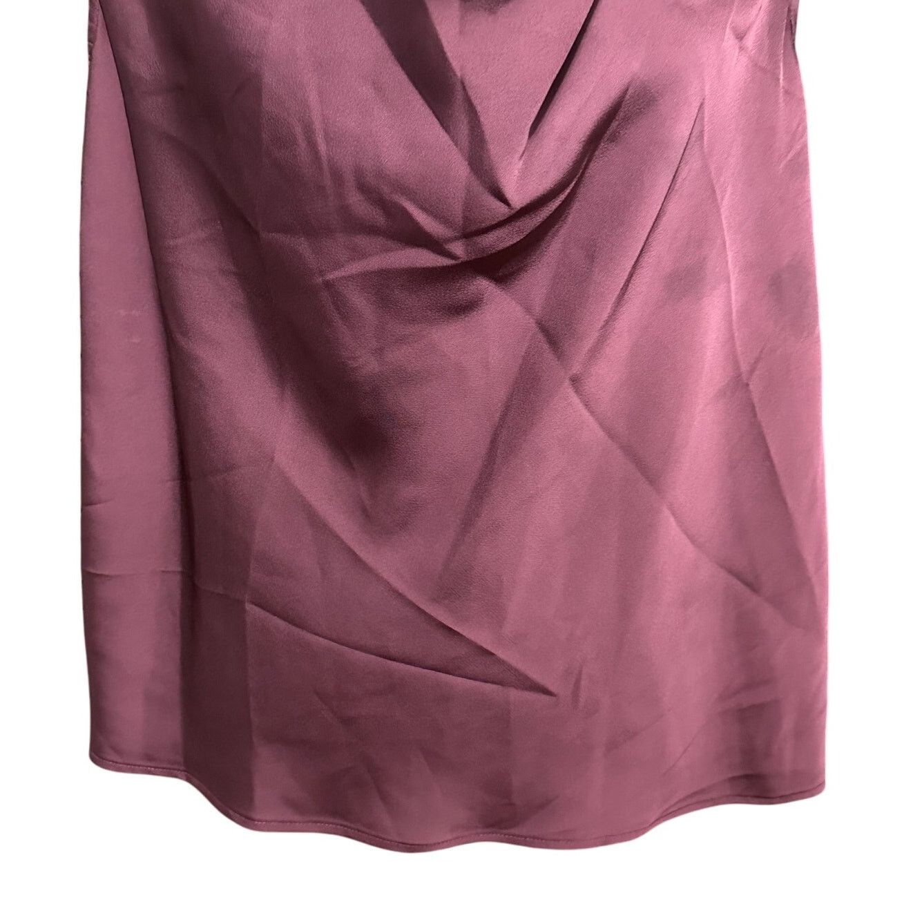 Other Halogen Blouse Top Cowl Neck Sleeveless Satin Purple S NWOT Size S / US 4 / IT 40 - 4 Thumbnail