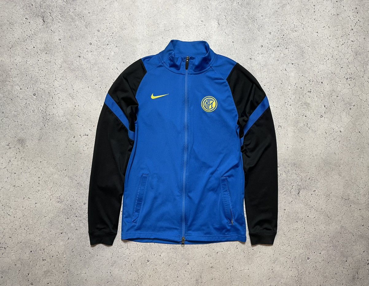 Vintage Zip Football Jacket Track Top Nike Inter Milan Y2K