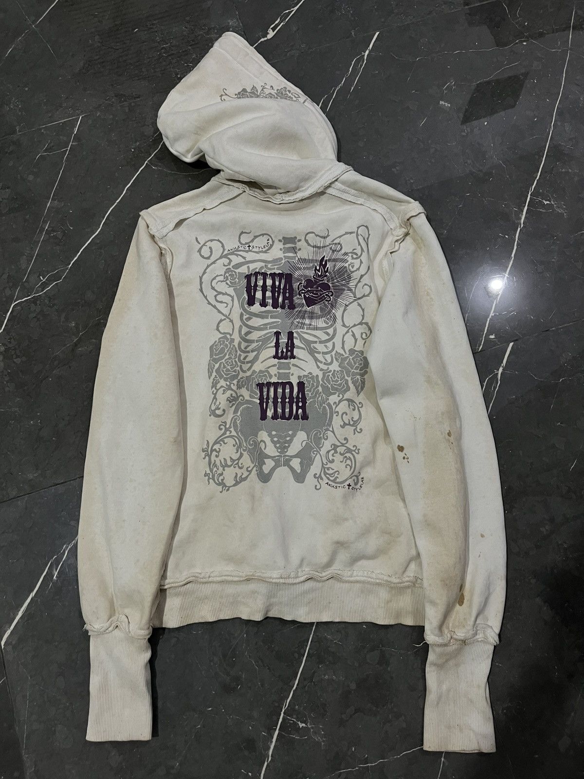 Nine Lives NINE LIVES DESTROYED ZIP HOODIE Size US L / EU 52-54 / 3 - 2 Thumbnail