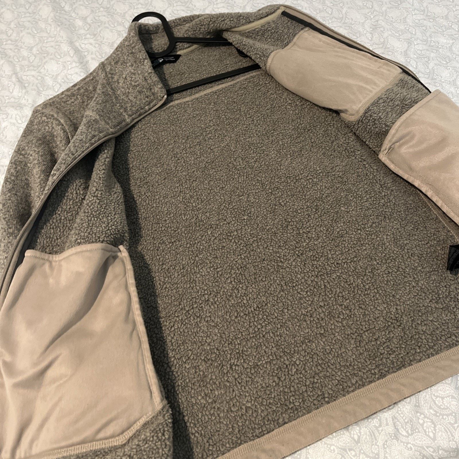 The North Face The North Face Full Zip Fleece Jacket Beige Gray Men's Small Size US S / EU 44-46 / 1 - 10 Thumbnail
