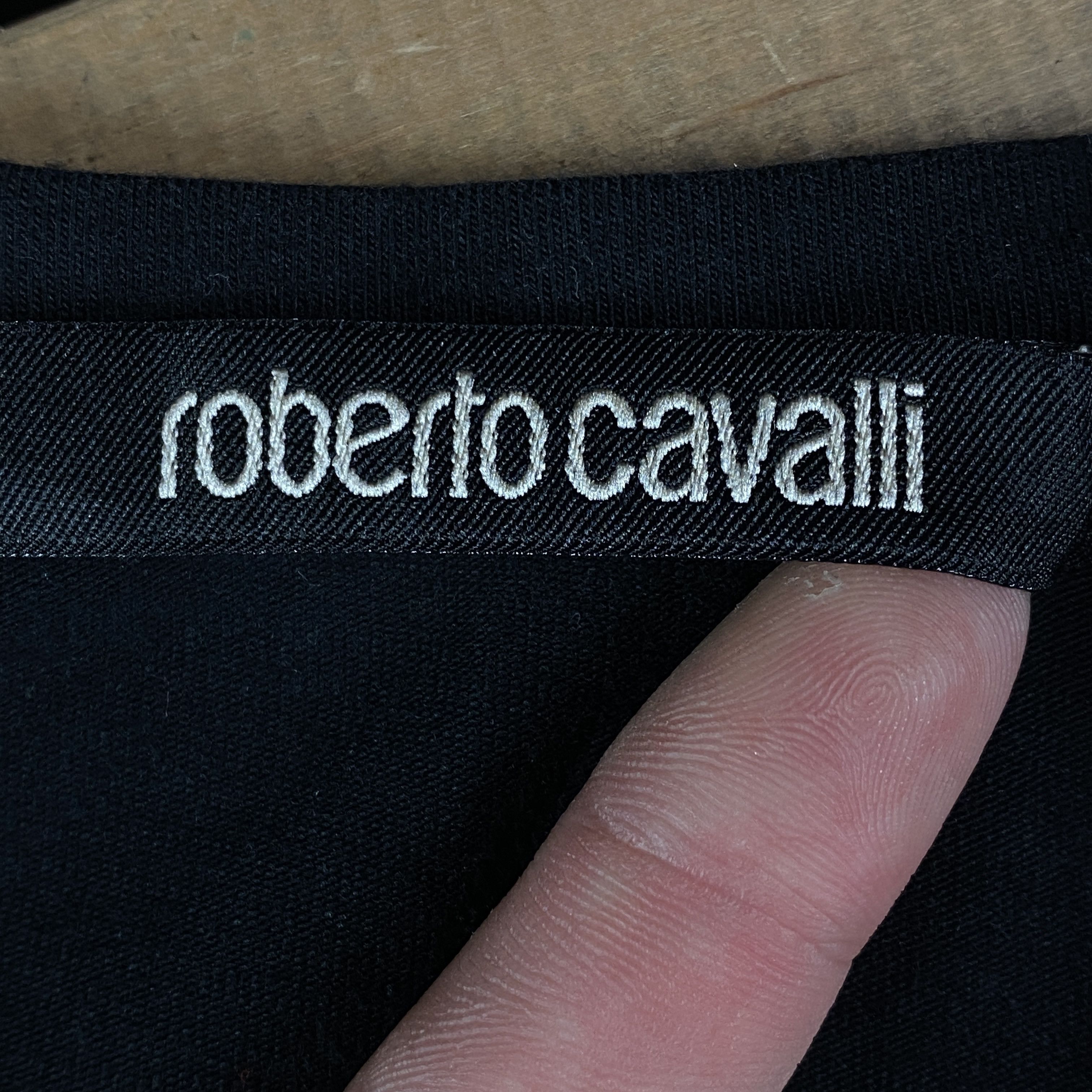 Roberto Cavalli Women’s T-Shirt Short Sleeve Roberto Cavalli Big Logo Size M Size M / US 6-8 / IT 42-44 - 4 Thumbnail