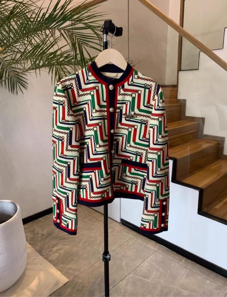 Gucci Gucci Pearl buckle coat Size S / US 4 / IT 40 - 6 Thumbnail