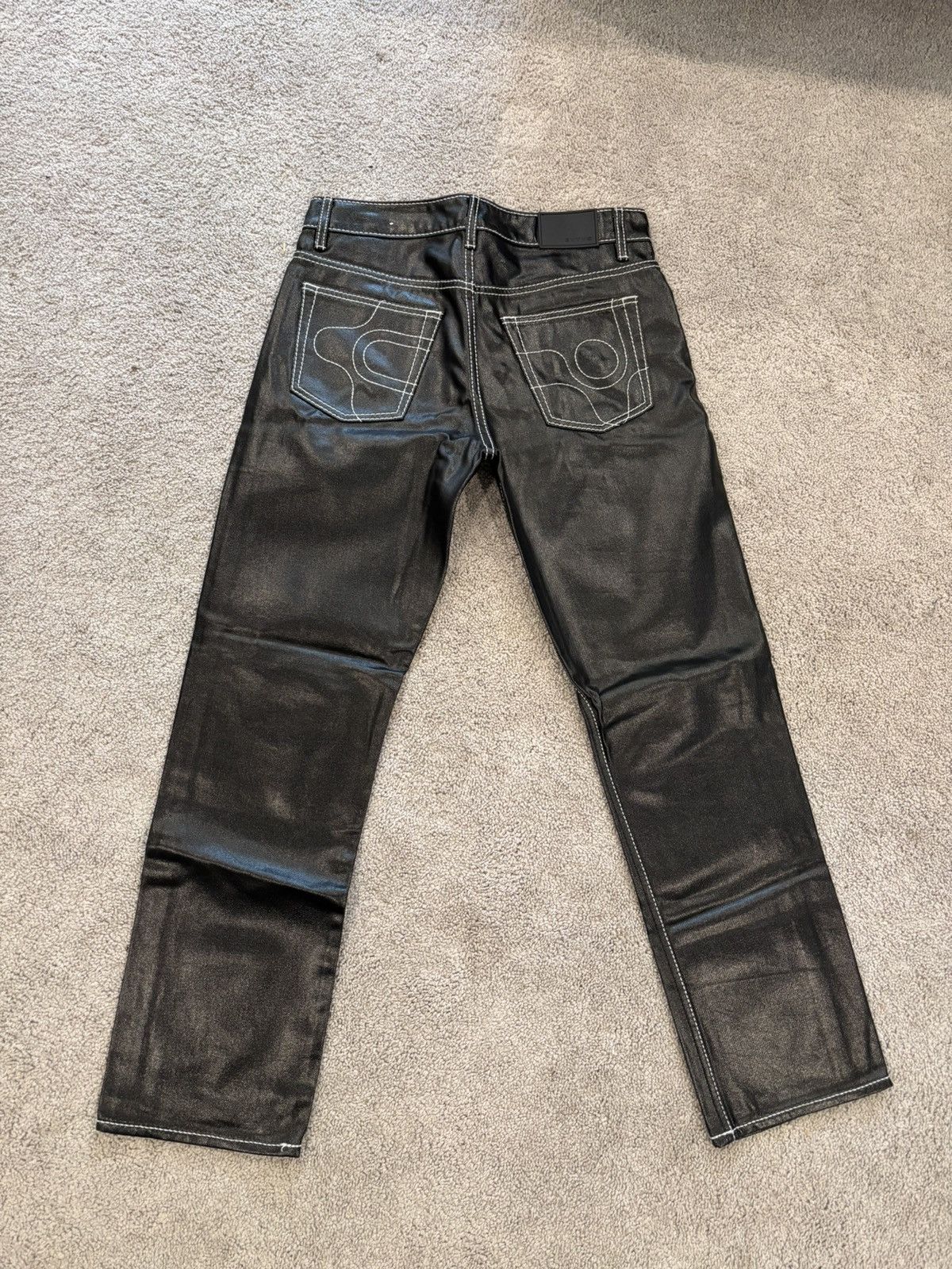 Eytys EYTYS Black Waxed Denim Size US 33 - 3 Thumbnail