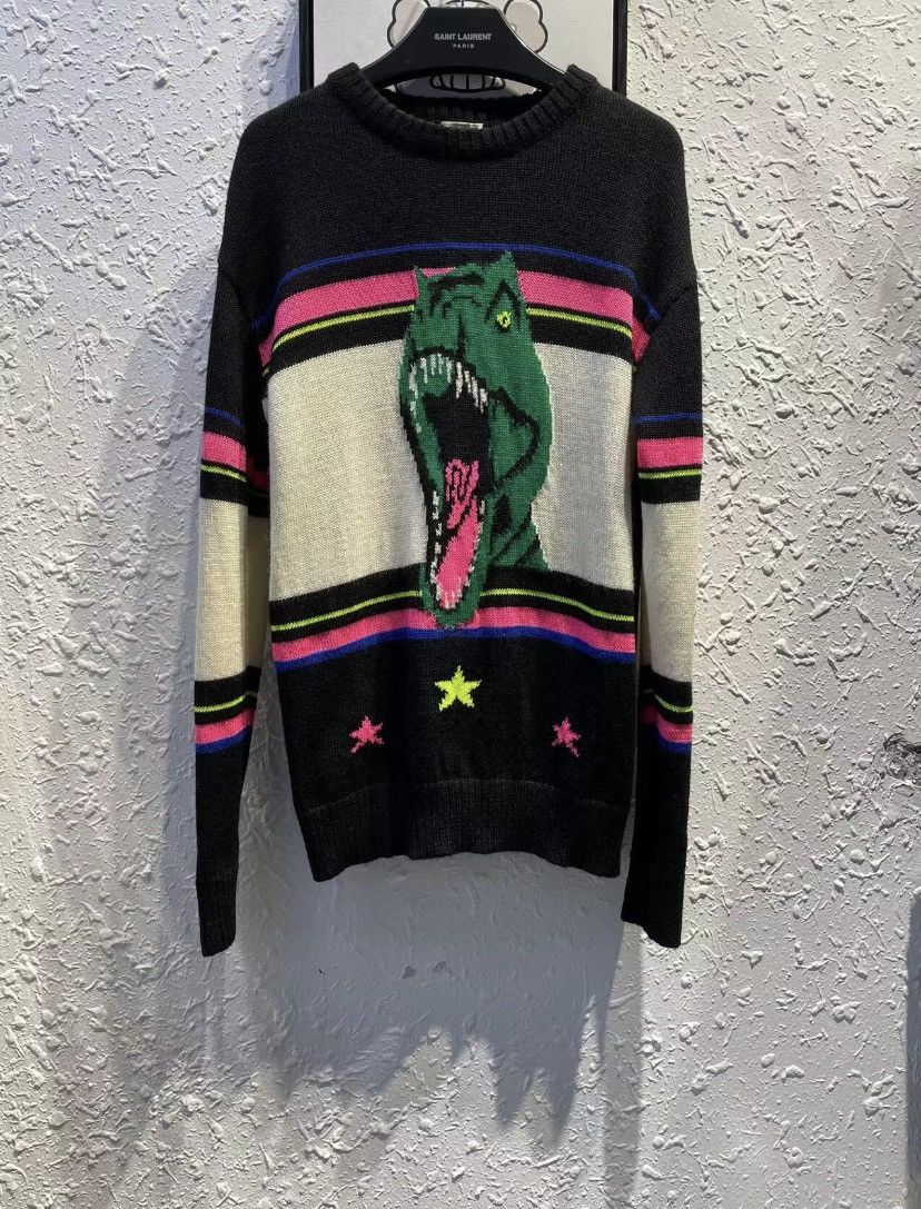 Saint laurent dinosaur sweater sale