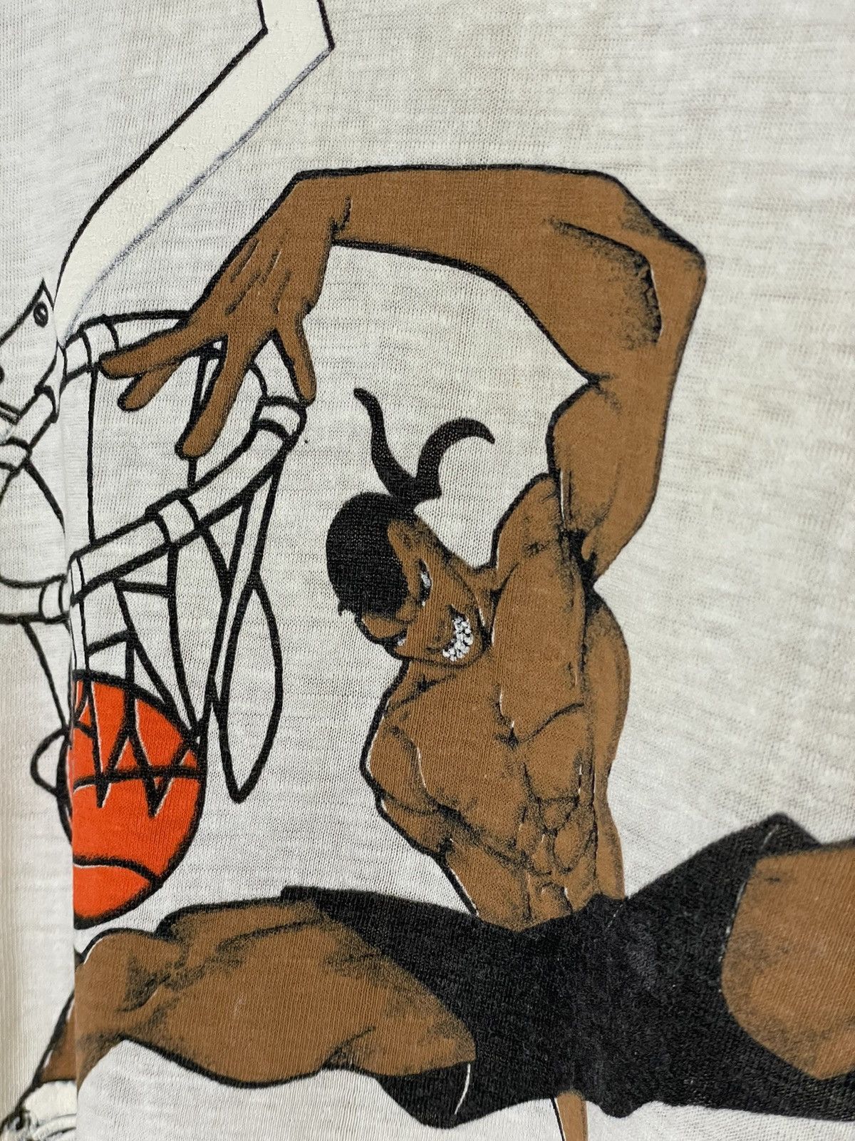 Anime × Japanese Brand × Vintage Vintage 90s Invention Of Basketball art graphic t shirt rare Size US XL / EU 56 / 4 - 12 Thumbnail