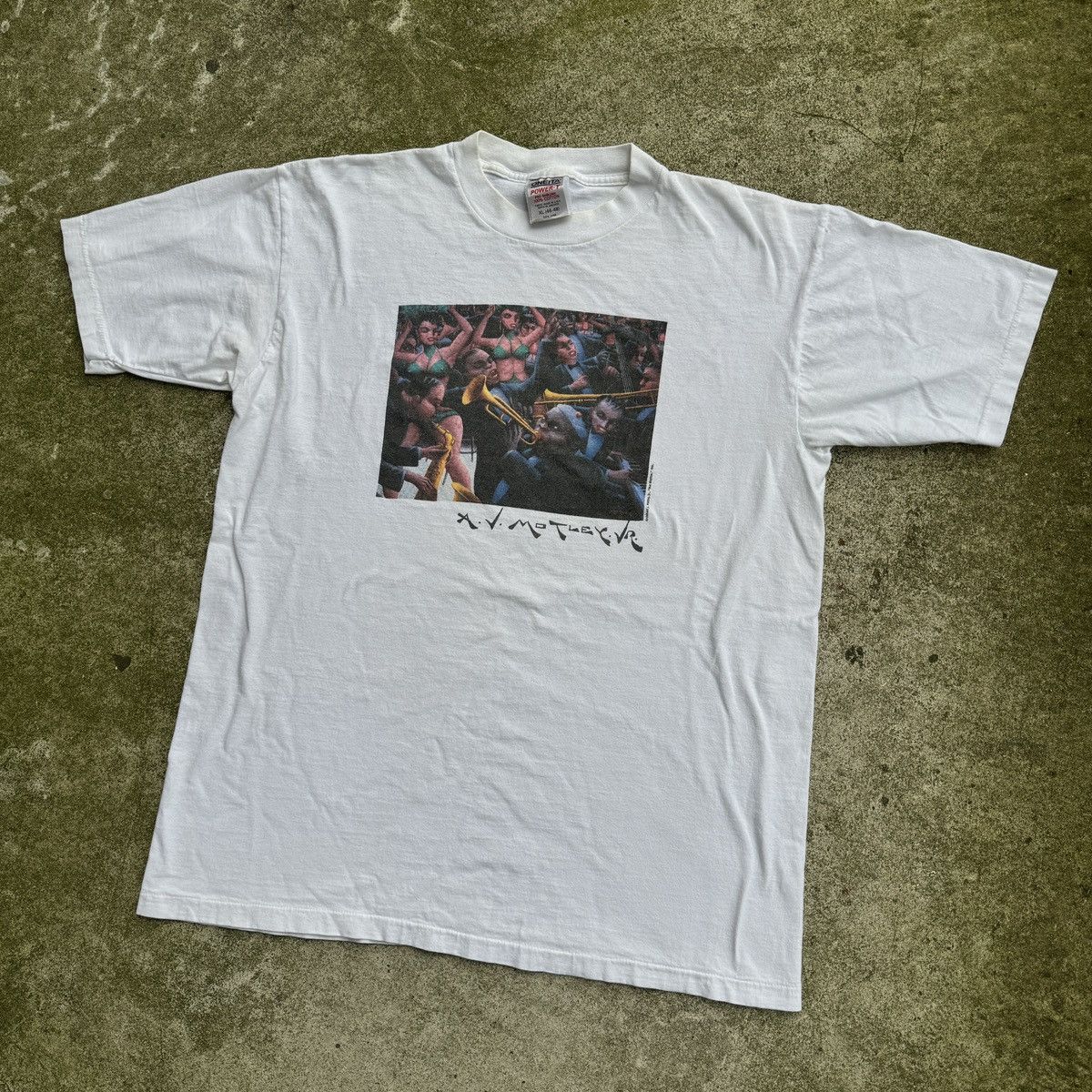 Band Tees Faded 90s AV Motley Jr Jazz Tee ERD Grunge Size US XL / EU 56 / 4 - 10 Thumbnail