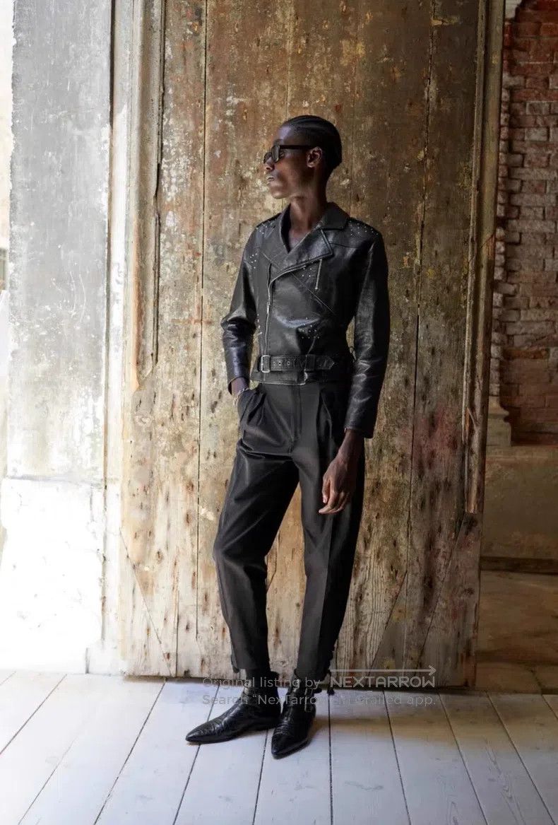 Saint Laurent Paris Saint Laurent Paris Studded Multi-Element Cowhide Strap Le Size US M / EU 48-50 / 2 - 9 Thumbnail