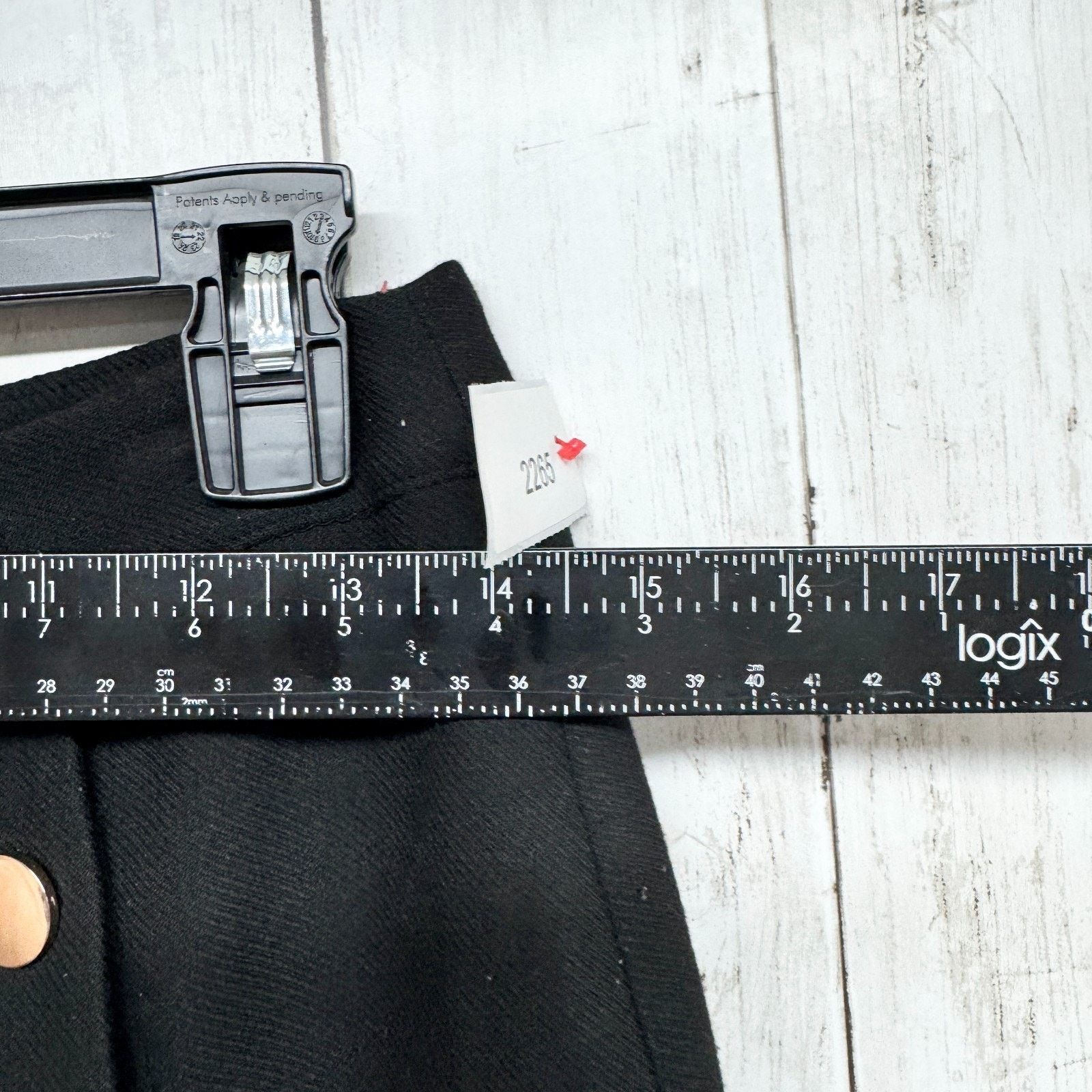 H&M H&M Skirt Sz 6 Gold Button Pleat Front Midi Zip Button Back Size 28" / US 6 / IT 42 - 6 Thumbnail