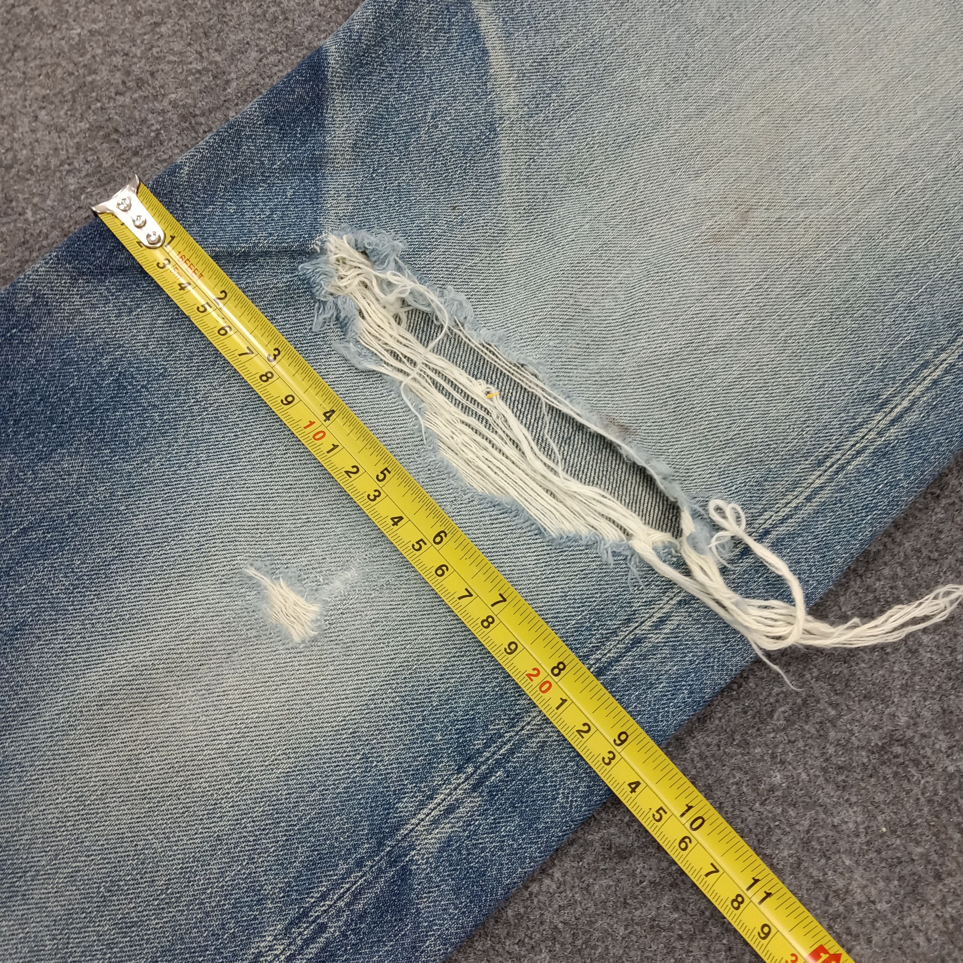 Japanese Brand × Vintage Japanese Brand Evisu Selvedge Daicock Custom Art Jeans Size US 27 - 14 Thumbnail