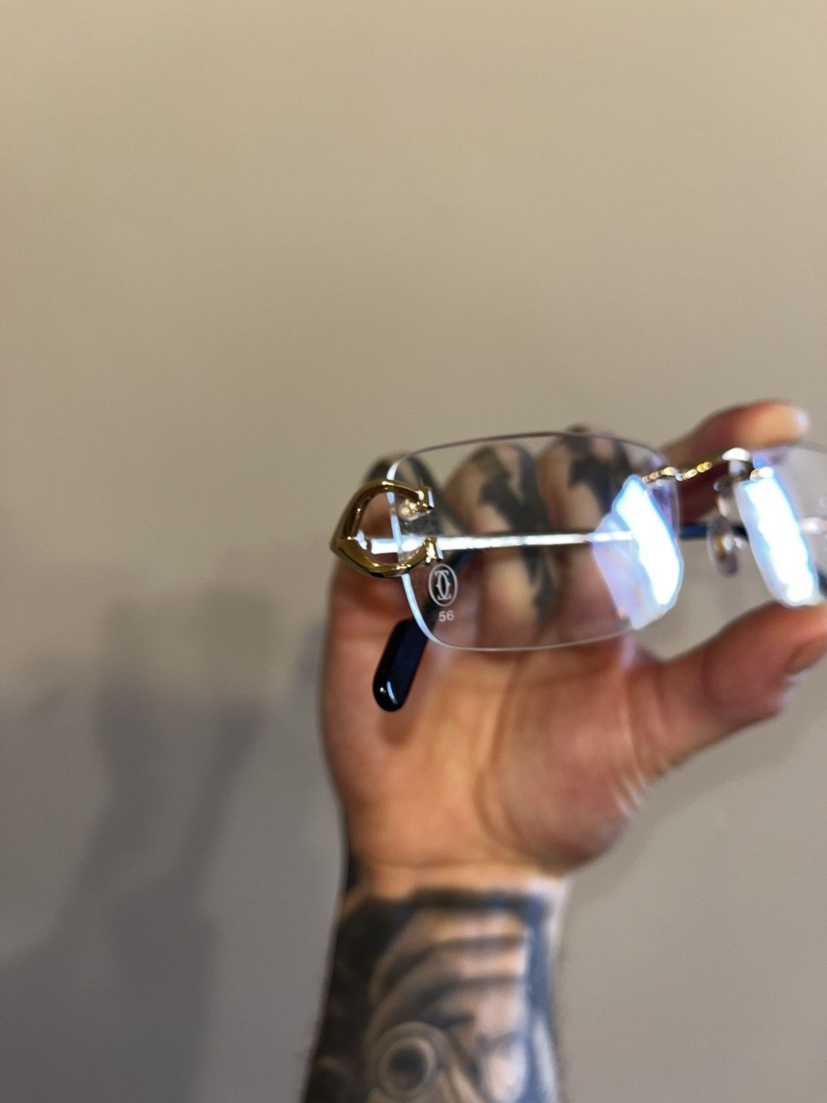 Cartier Cartier square-framed glasses Size ONE SIZE - 1 Thumbnail