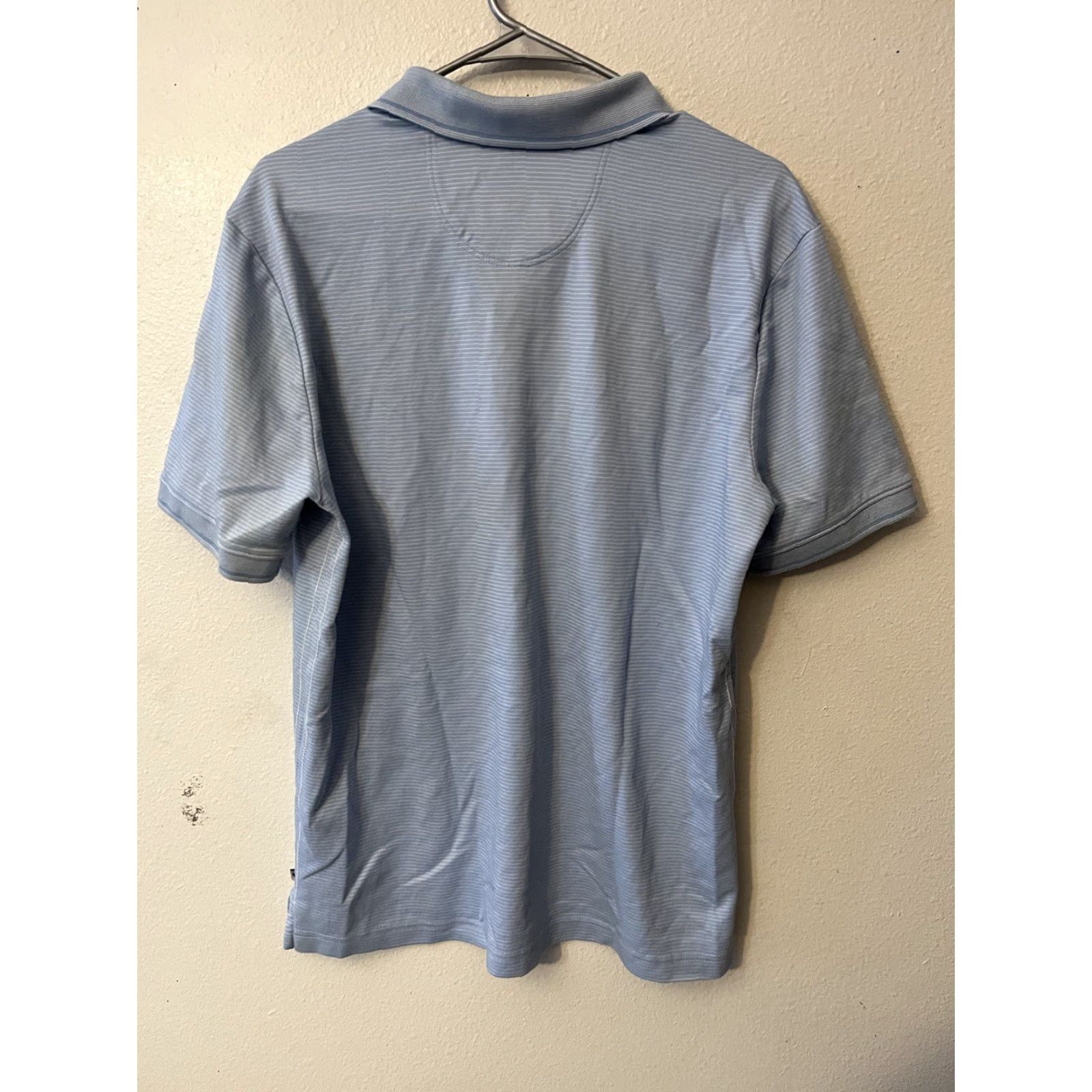 Tommy Bahama Tommy Bahama Polo Shirt Blue Striped Short Sleeve M Men Polo Shirt Medium Size US M / EU 48-50 / 2 - 3 Thumbnail