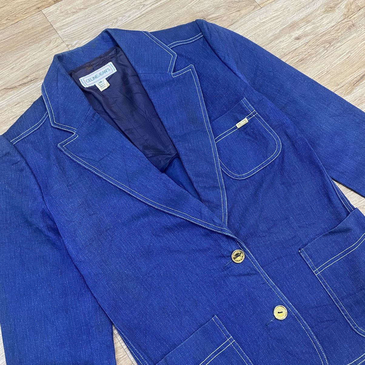 Celine 1990s Celine Blazers Denim Size M / US 6-8 / IT 42-44 - 2 Thumbnail