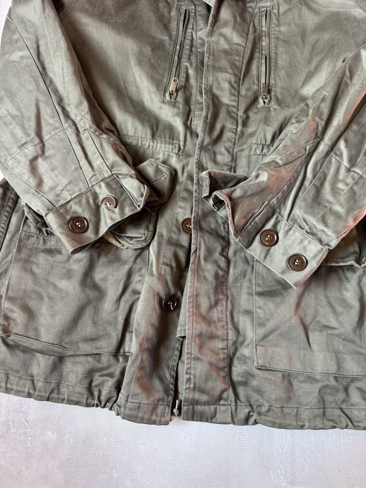 Vintage Vintage 60s-70s Belgian Army M64 Field Jacket Size US XL / EU 56 / 4 - 5 Thumbnail