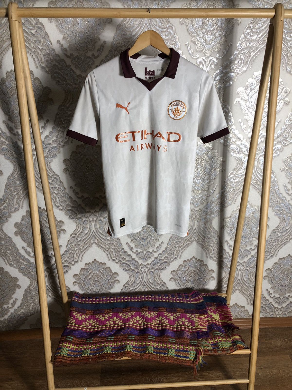 Puma VINTAGE PUMA FC MANCHESTER CITY ENGLAND SOCCER JERSEY Y2K Size US S / EU 44-46 / 1 - 1 Thumbnail