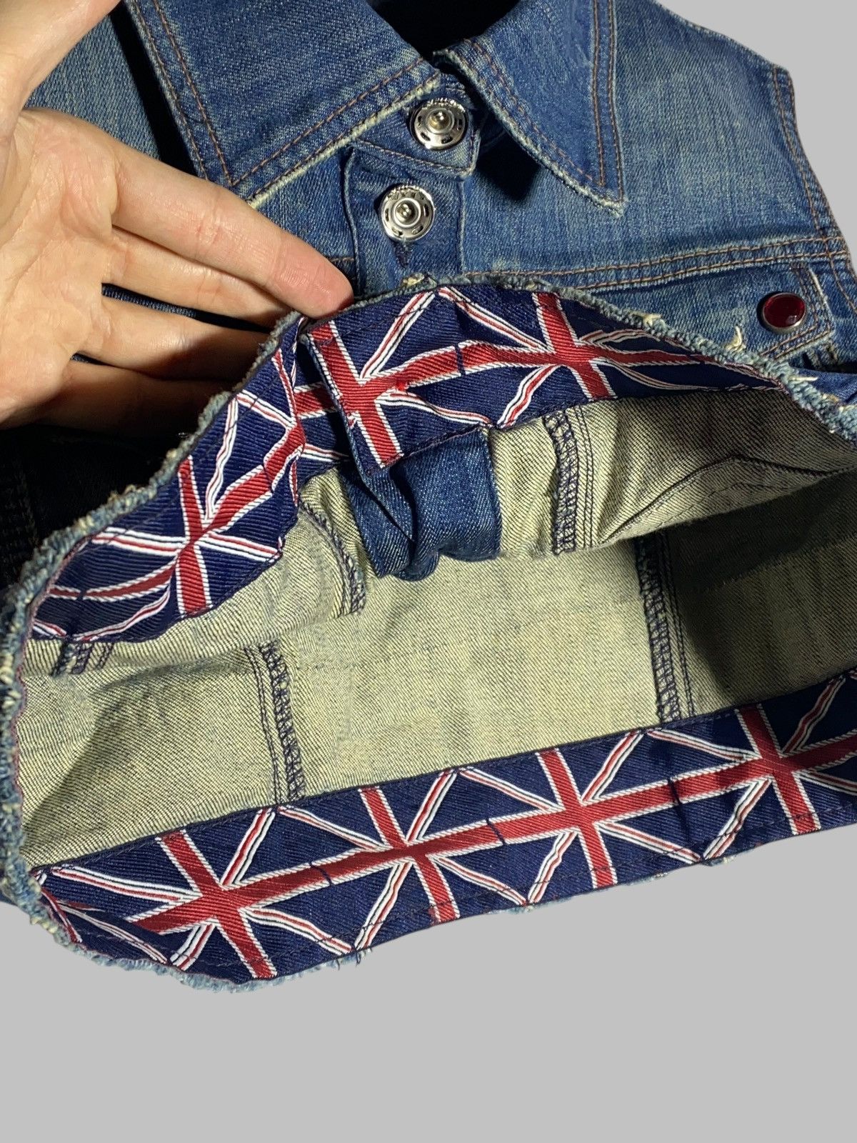Miss Sixty × Vintage Vintage Miss Sixty Denim Vest Jacket Rare Y2k Style Size L / US 10 / IT 46 - 11 Thumbnail