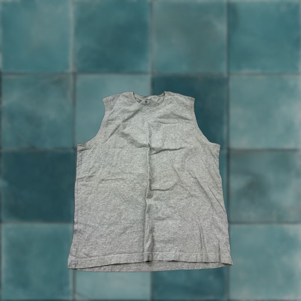 Eddie Bauer VINTAGE Eddie Bauer Shirt Mens Medium Gray Sleeveless Muscle Tank Top Casual Cotton Size US M / EU 48-50 / 2 - 1 Thumbnail