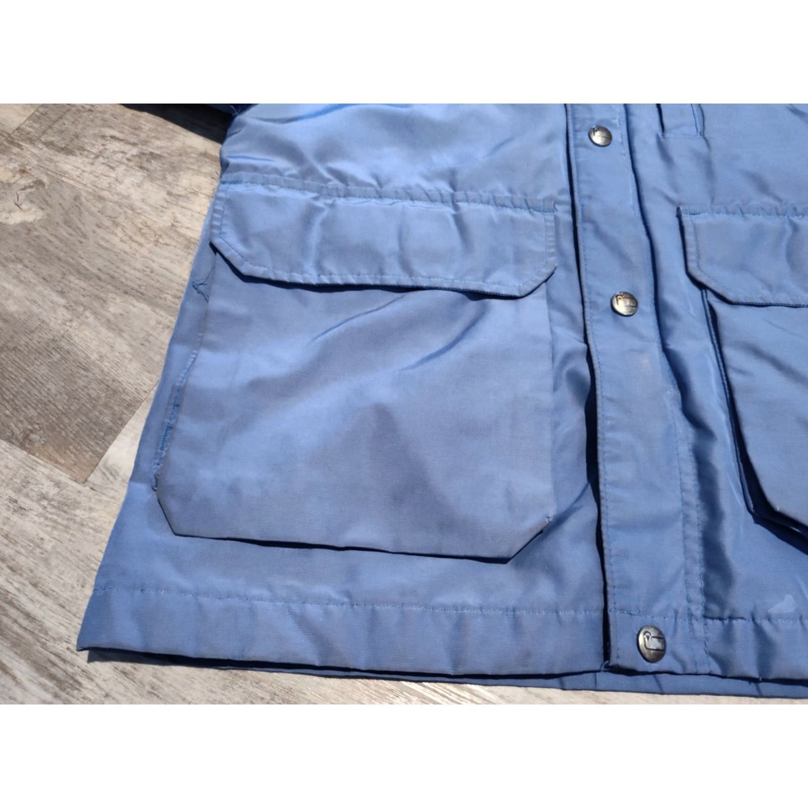 Vintage VINTAGE Woolrich Women's Coat Long Jacket S Blue Wool Lined 1980s Fall Winter Casual Size S / US 4 / IT 40 - 2 Thumbnail