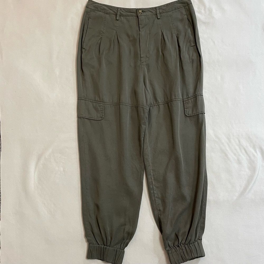 Other NWT New Velvet Heart Laurent Pleated Olive Jogger Size L Size 34" / US 12 / IT 48 - 3 Thumbnail