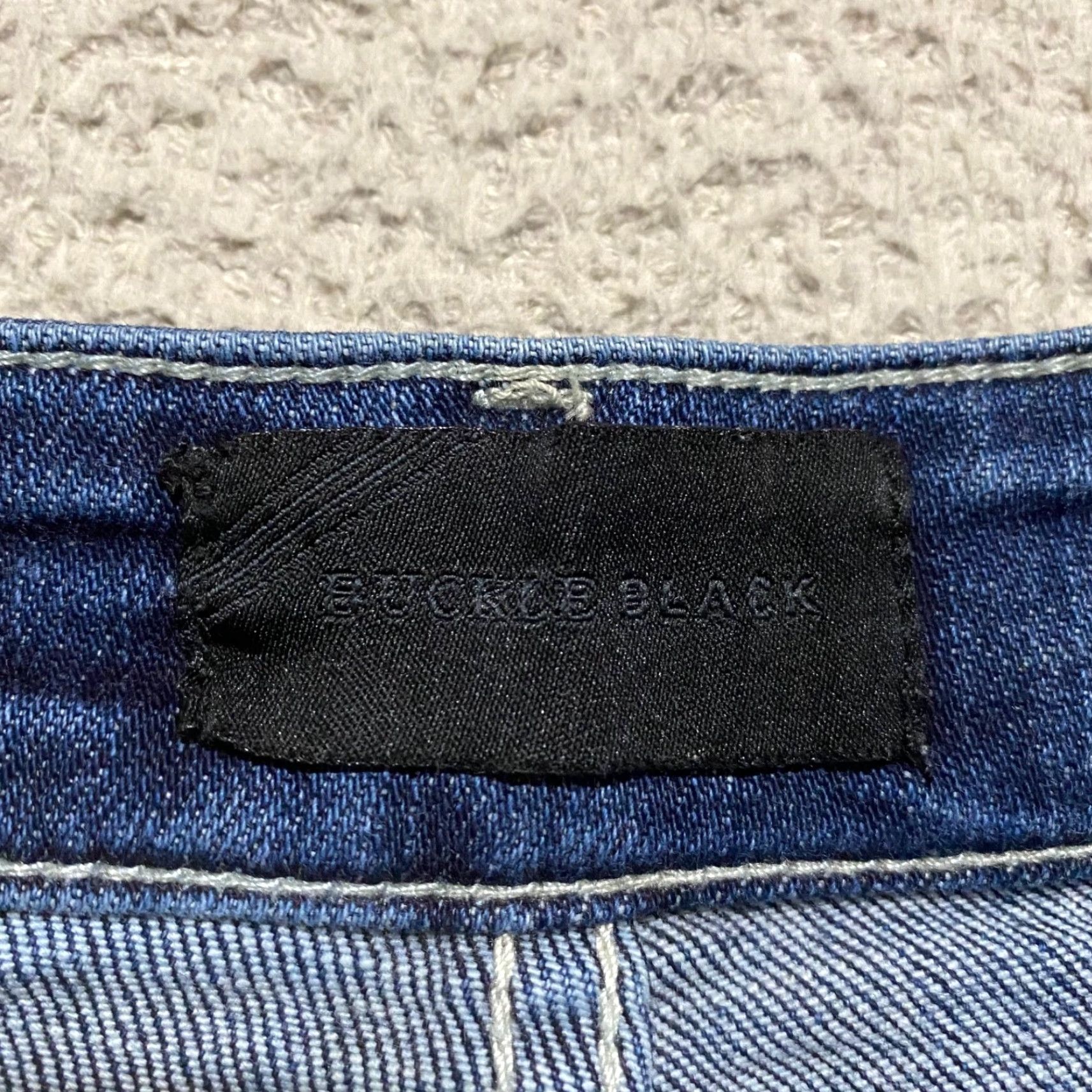 Vintage Buckle Blue Denim Buckle Womens 26 Jeans Shorts High Rise Cut-Off 5 Inseam 5" Vintage No Size 26" / US 2 / IT 38 - 3 Thumbnail
