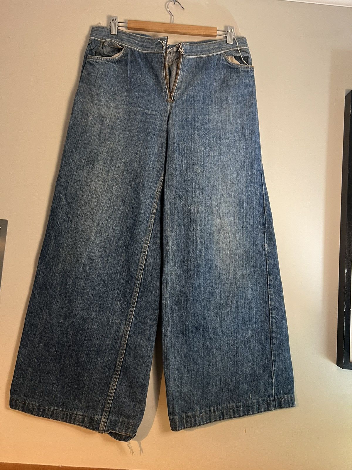 JNCO × Pelle Pelle × Southpole 🔥Ultra Baggy🔥 70s Jeans Size US 34 / EU 50 - 1 Thumbnail