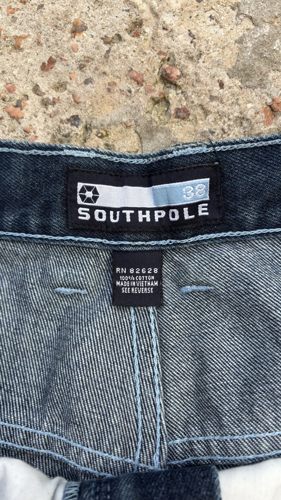 Southpole Vtg Southpole Baggy Denim Jorts Embroidered Hip Hop Y2K 38 Size US 38 / EU 54 - 4 Thumbnail