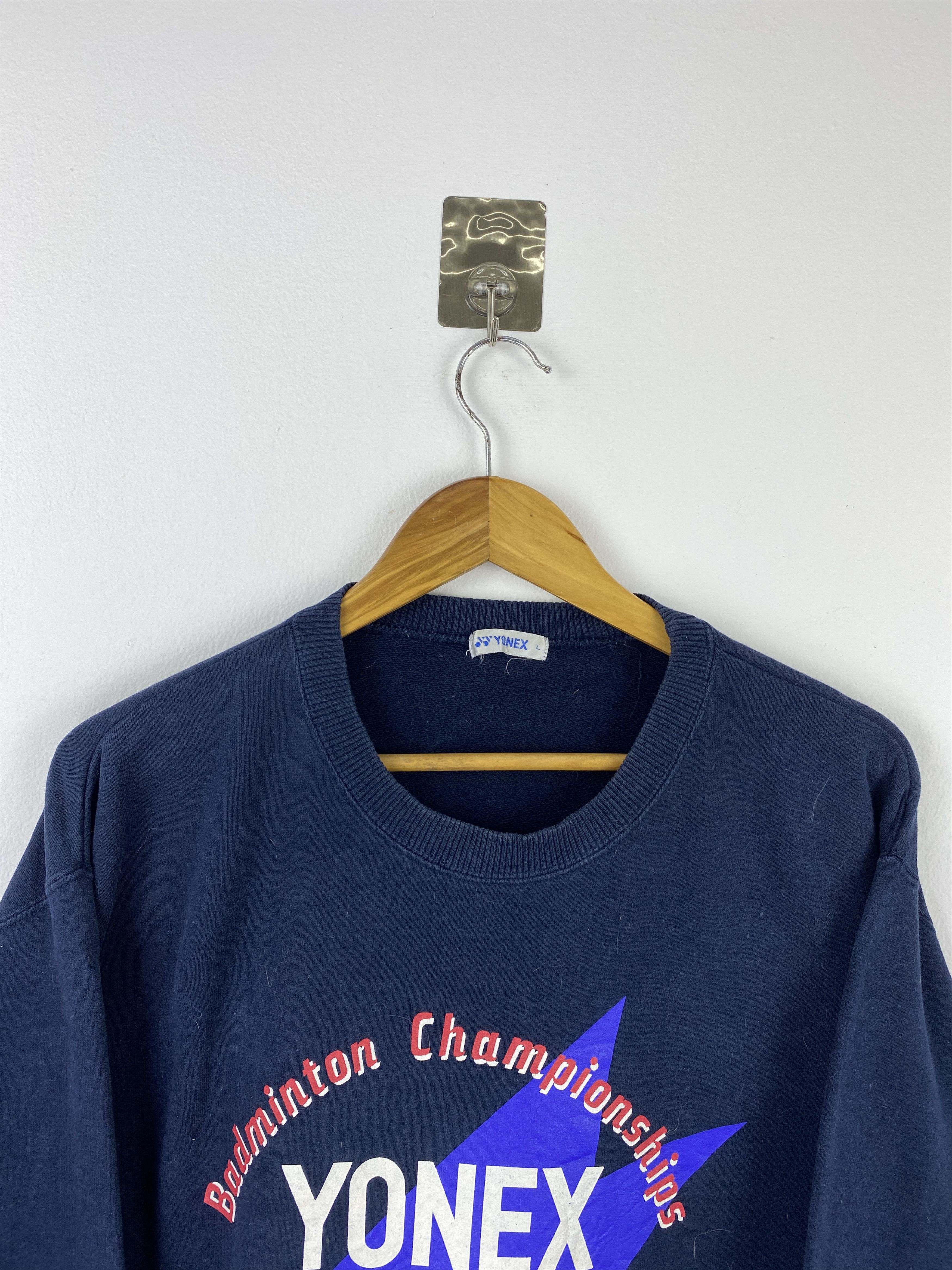 Vintage Yonex Japan Open '97 Badminton Championships Sweatshirt Size US L / EU 52-54 / 3 - 2 Thumbnail