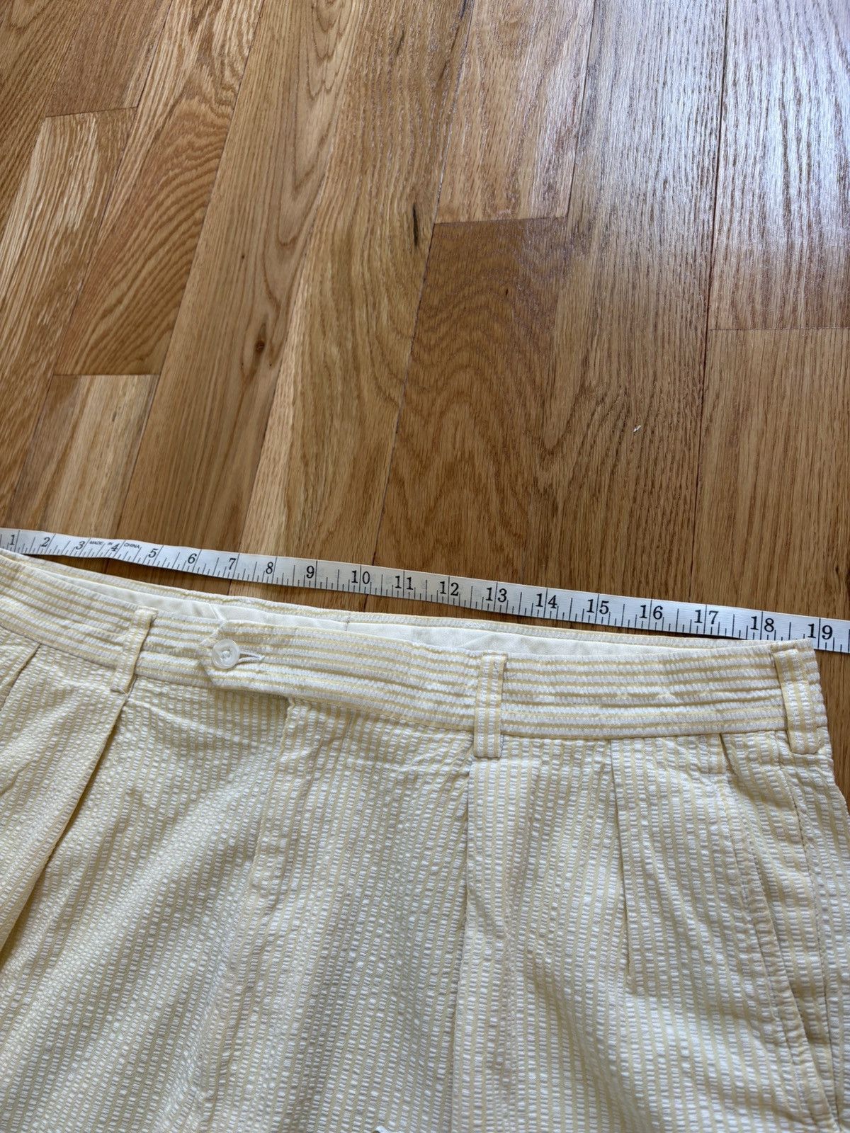 Peter Millar Peter Millar Vintage 90s Pleated Seersucker Golf Shorts 38 Size US 38 / EU 54 - 8 Thumbnail