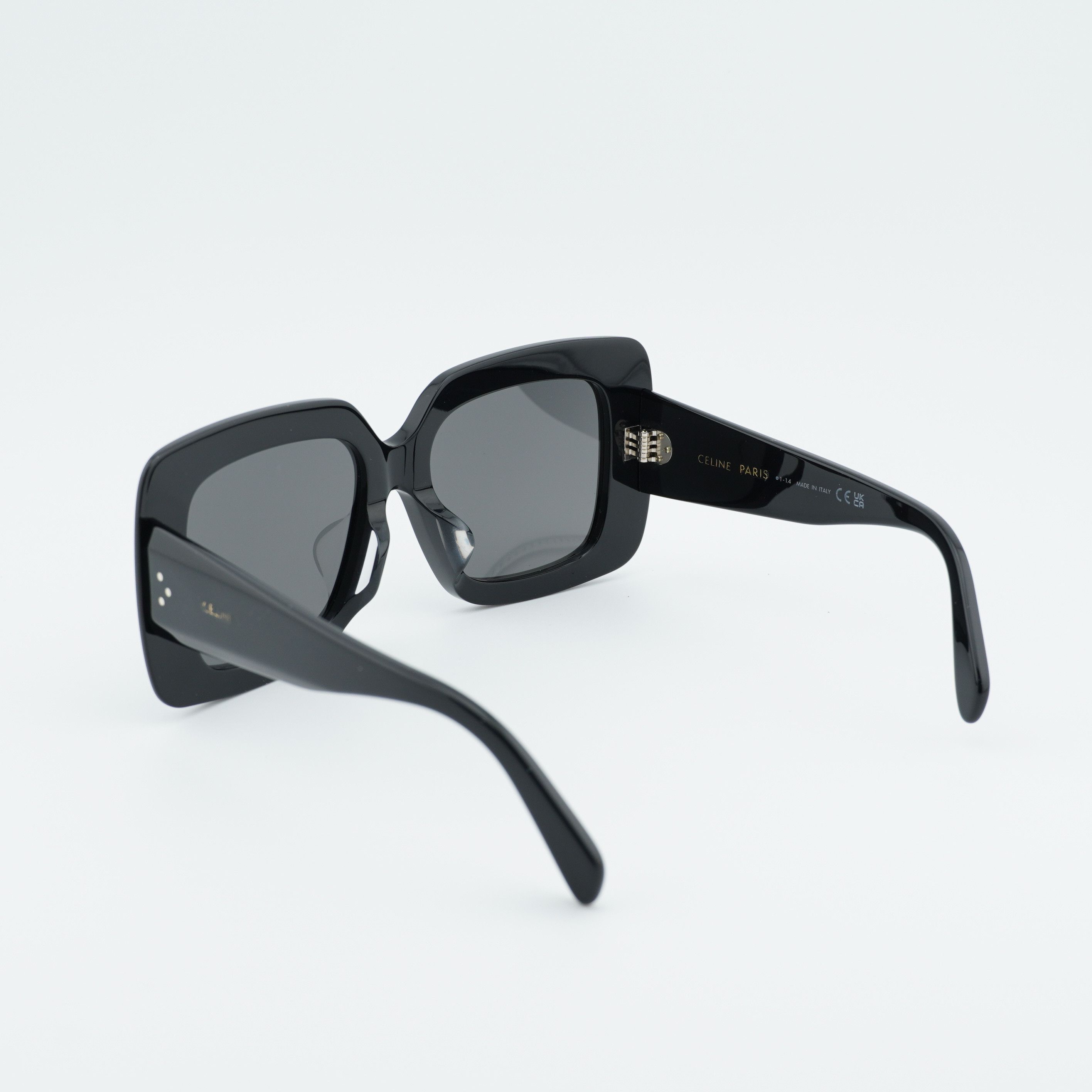 Celine Celine CL40263F 01A Sunglasses Black Square Frame Size ONE SIZE - 3 Thumbnail