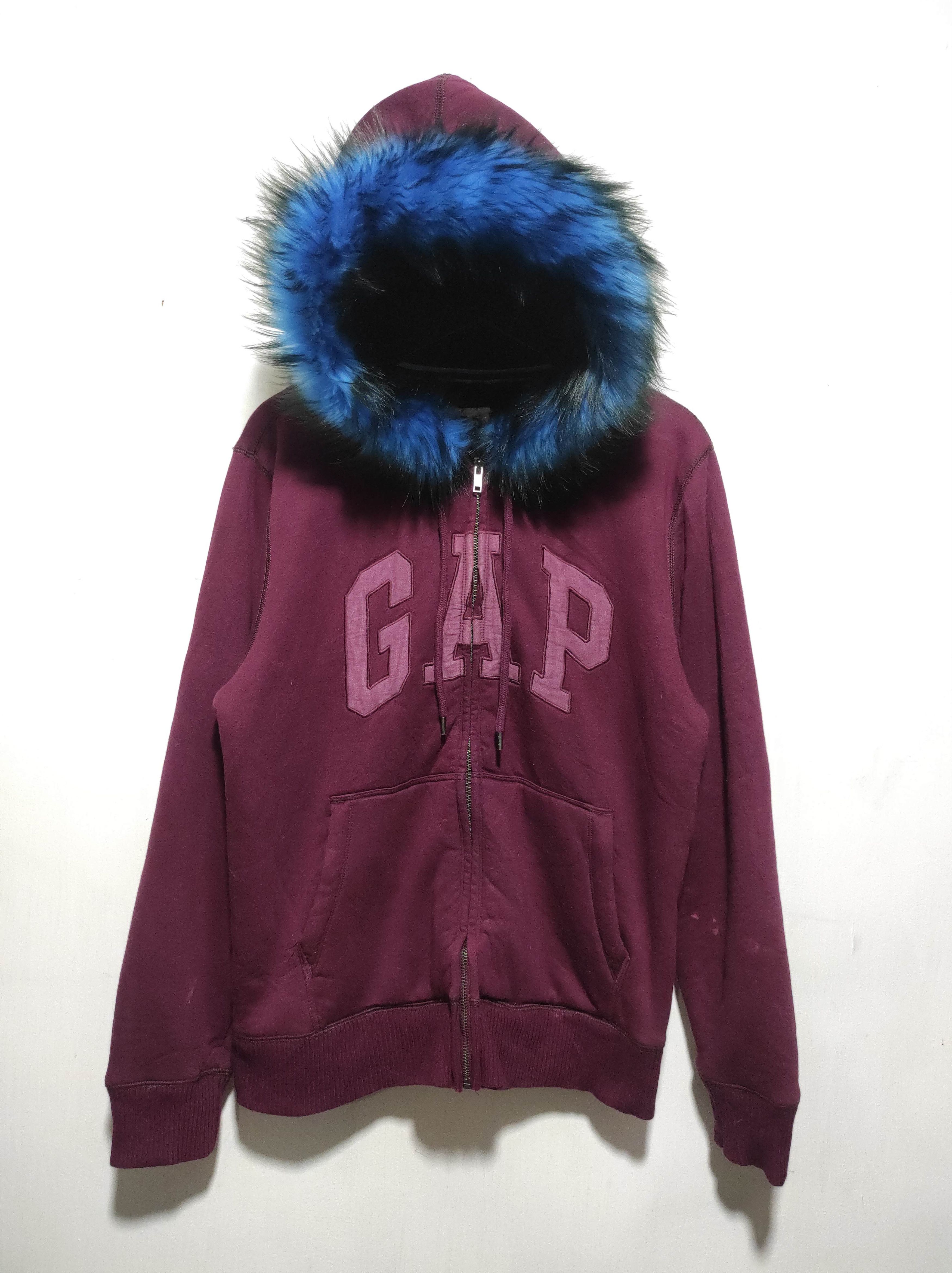 GAP Sherpa Zip Fur Hoodie IfSixWasNine LGB style