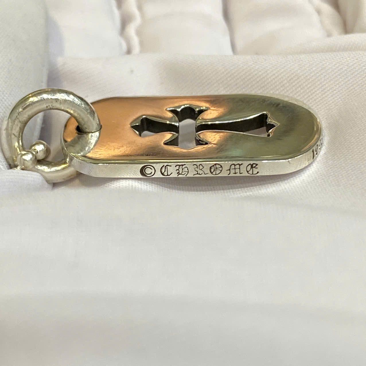 Chrome Hearts CHROME HEARTS Dog SML Coss Silver Necklace Size ONE SIZE - 6 Thumbnail