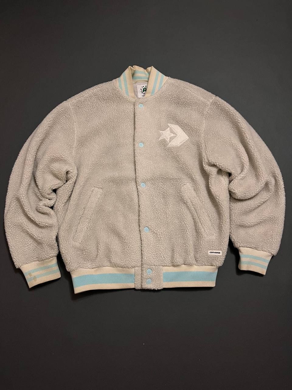 Golf le Fleur Golf/Converse Collab Varsity Jacket Medium Size US M / EU 48-50 / 2 - 1 Thumbnail