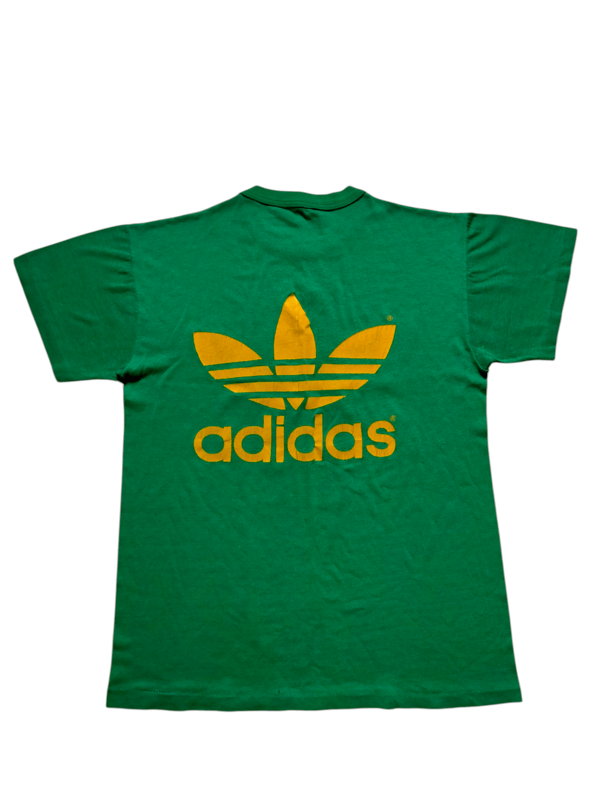 Adidas Vintage 80 adidas trefoil single stich tee Size US S / EU 44-46 / 1 - 2 Thumbnail