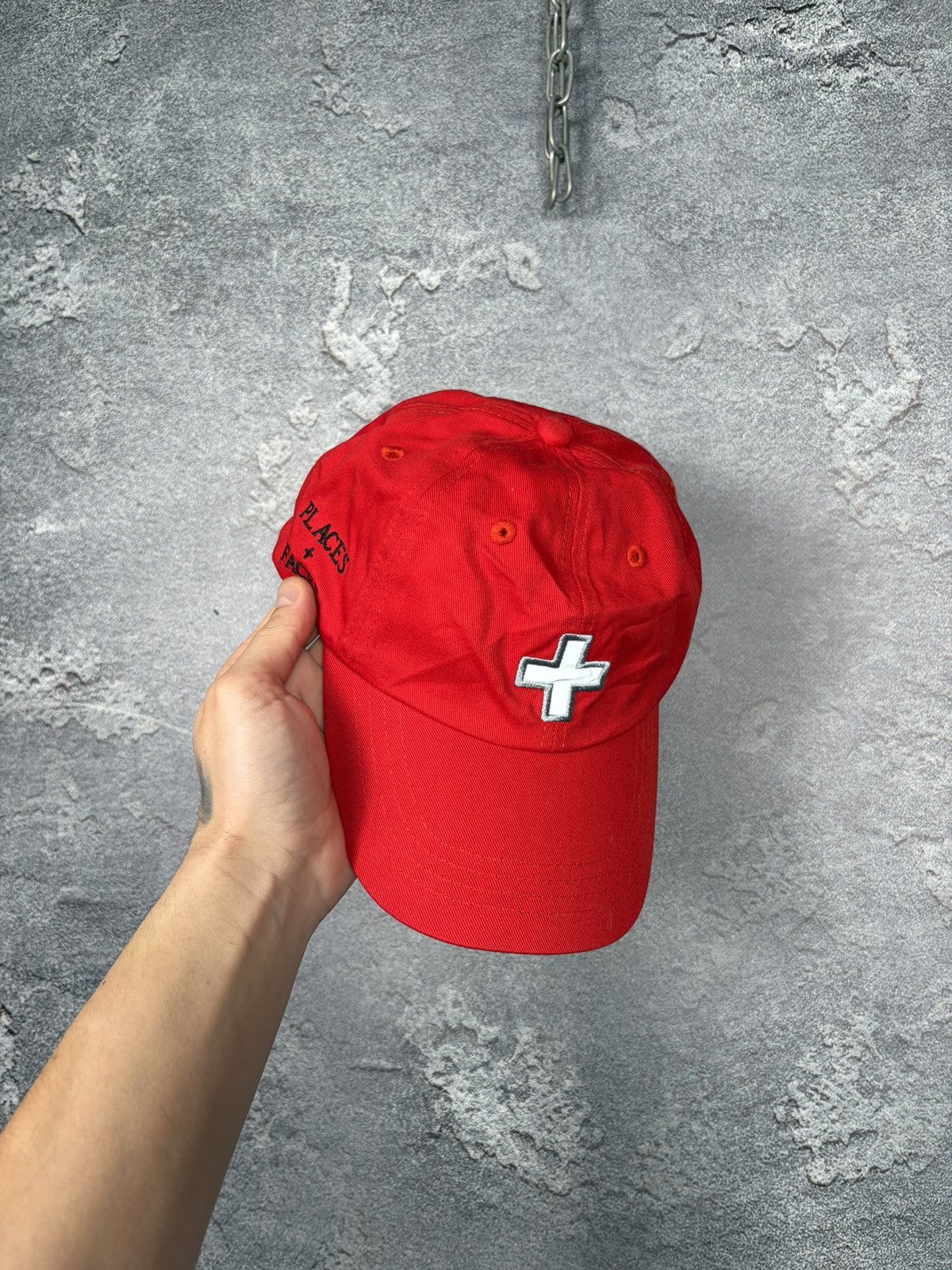 Places + Faces Places+Faces Red Cross Logo Cap One Size Size ONE SIZE - 4 Thumbnail