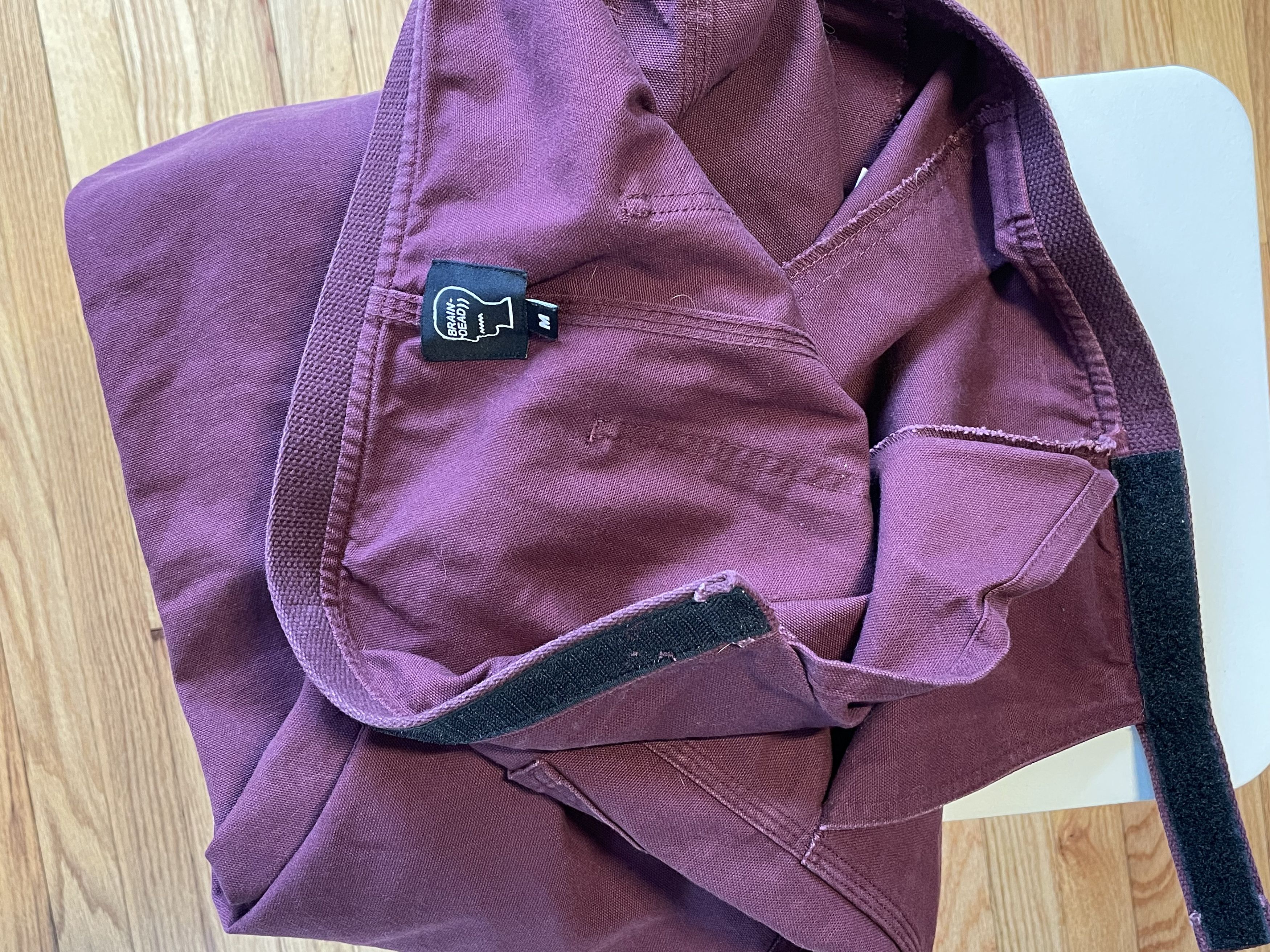 Brain Dead WASHED HARD WARE / SOFT WEAR CARPENTER PANT - PLUM Size US 32 / EU 48 - 4 Thumbnail