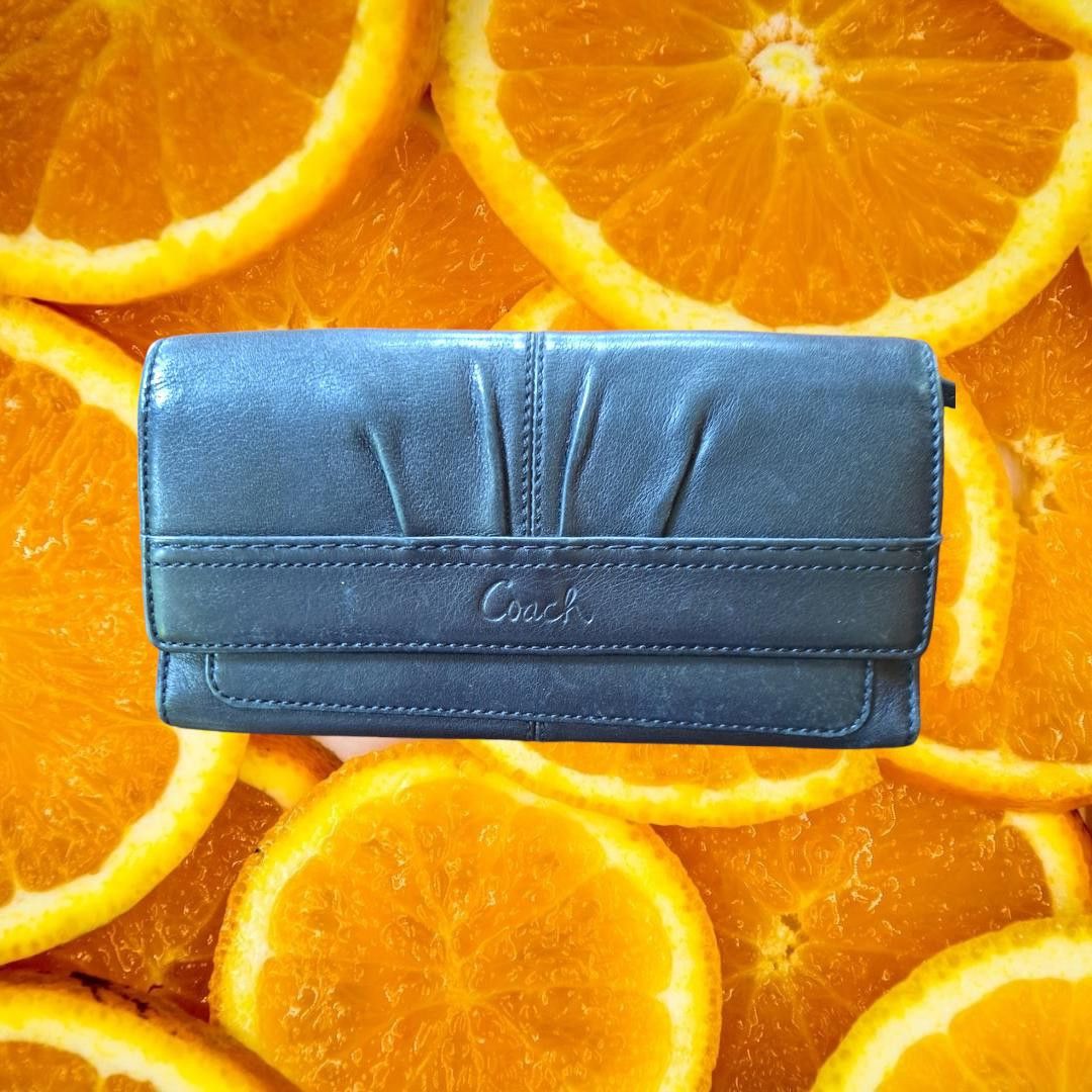 Coach Coach Trifold Leather Wallet with Credit Card Organizer Size ONE SIZE - 1 Thumbnail
