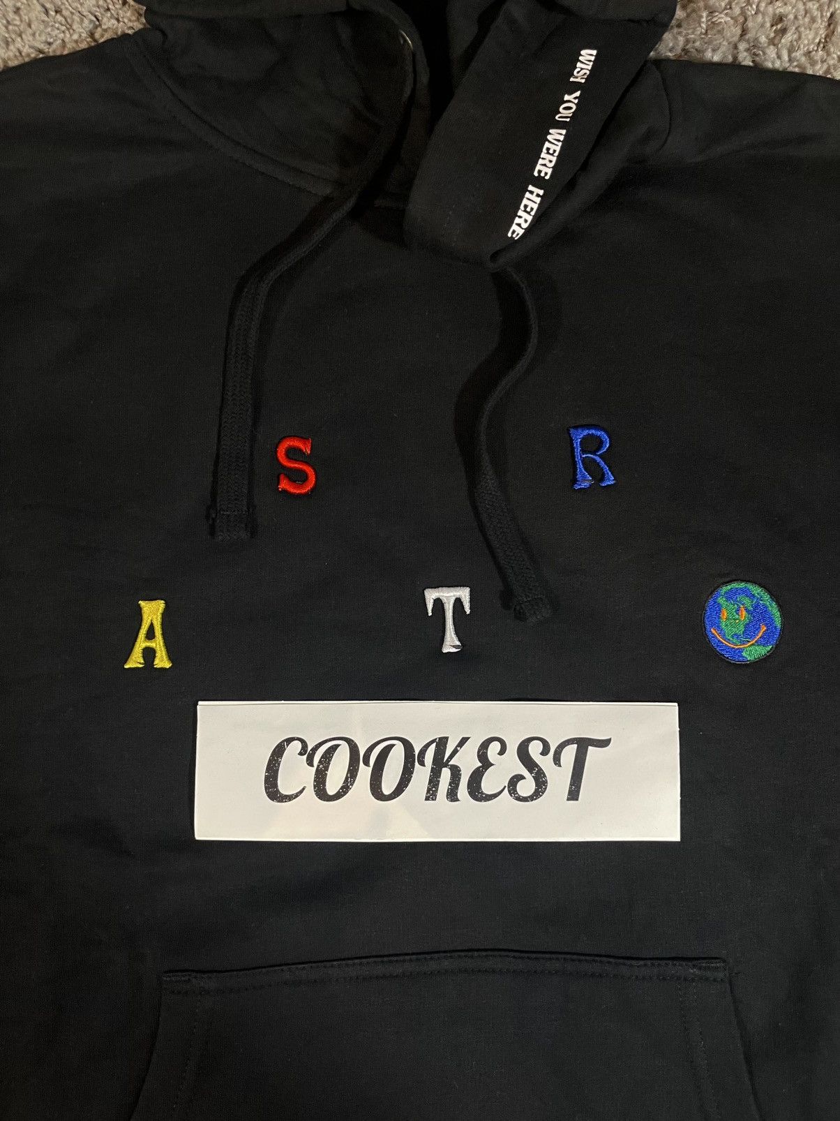 Travis Scott 2018FW Travis Scott Astroworld Scattered Earth Hoodie Size US M / EU 48-50 / 2 - 6 Thumbnail