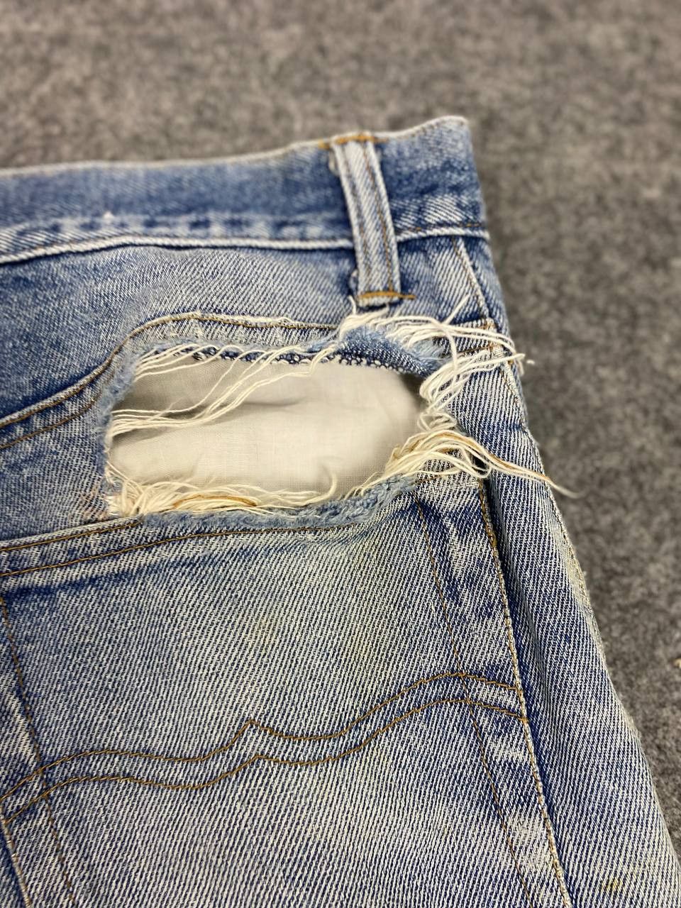 Japanese Brand japanese brand distressed denim nice design Size US 33 - 4 Thumbnail